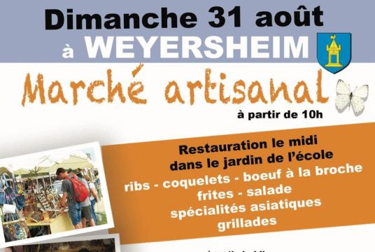 Marché artisanal à Weyersheim 