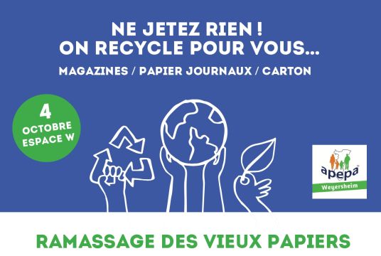 Ramassage des vieux papiers